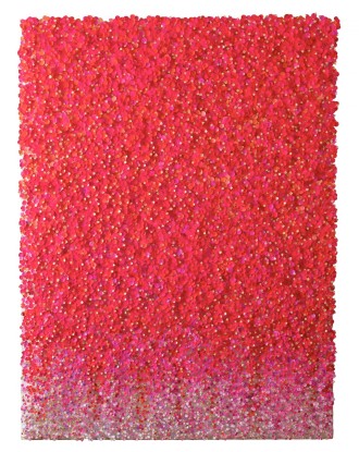 Cho Sung Hee, Pink Blossom with Gold Stars, 2020